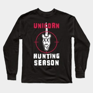 Unicorn Hunting Season by pelagio Long Sleeve T-Shirt